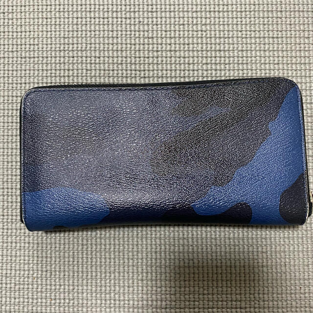 COACH(コーチ)のcoach ブルーカモフラージュ　長財布 メンズのファッション小物(長財布)の商品写真