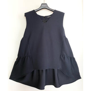 バーニーズニューヨーク(BARNEYS NEW YORK)の☆YOKOCHANヨーコチャン☆V-neck BackTiered Blouse(シャツ/ブラウス(半袖/袖なし))