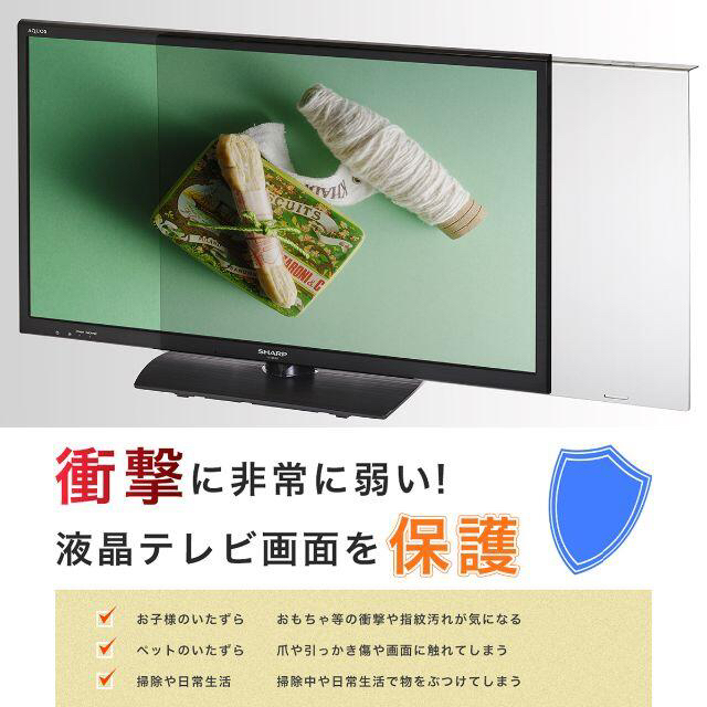 【新品】　★【55インチ】液晶テレビ用保護パネル / ブルーライトカットパネル★ 3