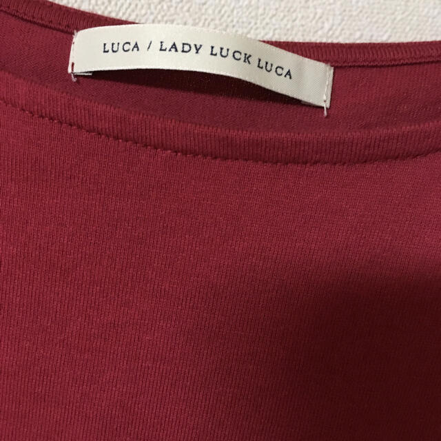 LUCA(ルカ)のLUCA/LADY LUCK LUCA フリルスリーブ Tシャツ レディースのトップス(Tシャツ(半袖/袖なし))の商品写真