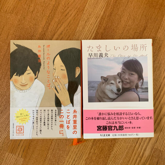 ボ－ルのようなことば。　たましいの場所　セット エンタメ/ホビーの本(文学/小説)の商品写真