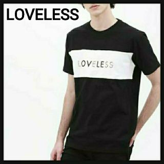 ラブレス(LOVELESS)の【超美品】LOVELESS ラブレス ロゴ スタッズディテール Tシャツ L(Tシャツ/カットソー(半袖/袖なし))