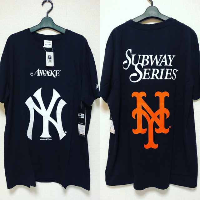 AWAKE × NEW ERA ヤンキース メッツ サブウェイシリーズ Tシャツ