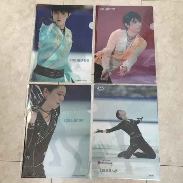 羽生結弦クリアファイル　4枚 エンタメ/ホビーのアニメグッズ(クリアファイル)の商品写真