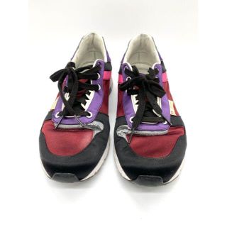 グッチ(Gucci)のGUCCI　グッチ　メンズ　サテン　スニーカー　8 1/2　27.5cm相当(スニーカー)