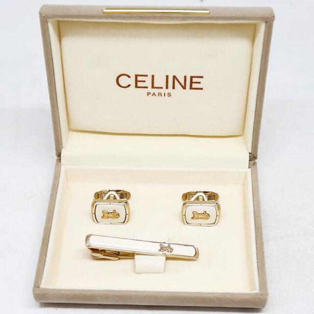 週末セール【極美品】セリーヌ　CELINE カフス タイピン