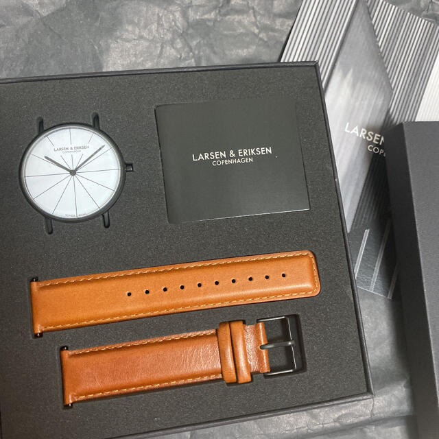 LARSEN & ERIKSEN / ABSALON 41mm ブラウン　時計