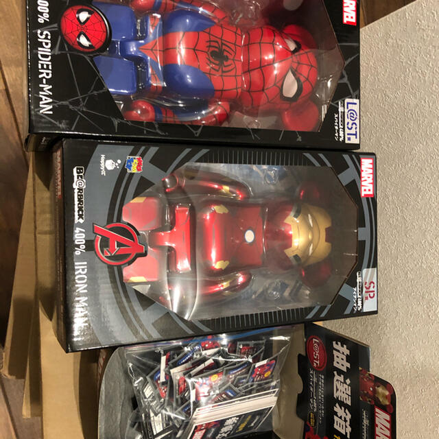 MARVEL(マーベル)のHappy くじ マーベル「BE@RBRICK」1ロット一番くじ ハンドメイドのおもちゃ(フィギュア)の商品写真