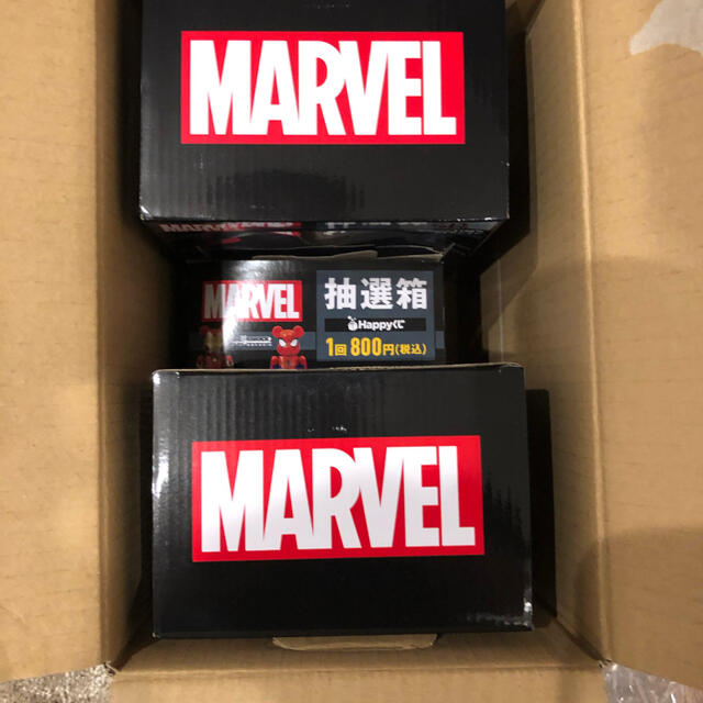 MARVEL(マーベル)のHappy くじ マーベル「BE@RBRICK」1ロット一番くじ ハンドメイドのおもちゃ(フィギュア)の商品写真