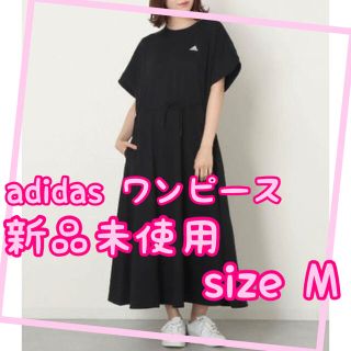 アディダス(adidas)のアディダス ロングワンピース ブラック SIZE M(ロングワンピース/マキシワンピース)