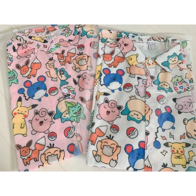 新品》ポケモン 柄シャツ ホワイト XLサイズ 半袖 アロハシャツ 新品》ポケモン 柄シャツ ホワイト XLサイズ 半袖 アロハシャツ