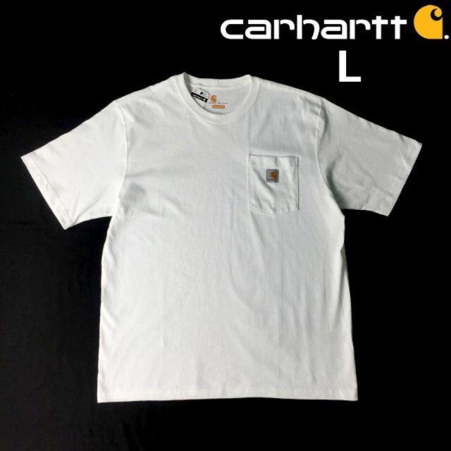 carhartt(カーハート)のカーハート 半袖 Tシャツ オリジナルフィット(L)白 181218 メンズのトップス(Tシャツ/カットソー(半袖/袖なし))の商品写真