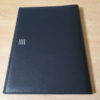 スーツセレクト　ノートカバー　【黒レザー　非売品　新品未使用】(ノート/メモ帳/ふせん)
