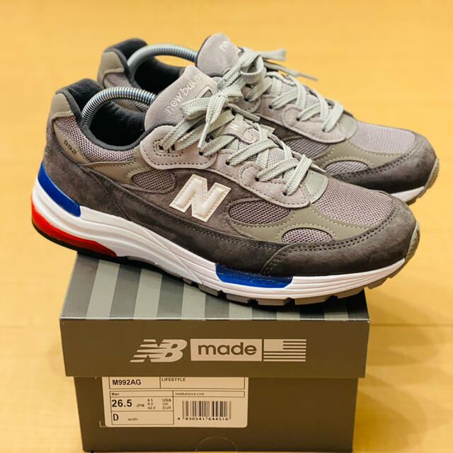 New Balance M992AG 26.5cm