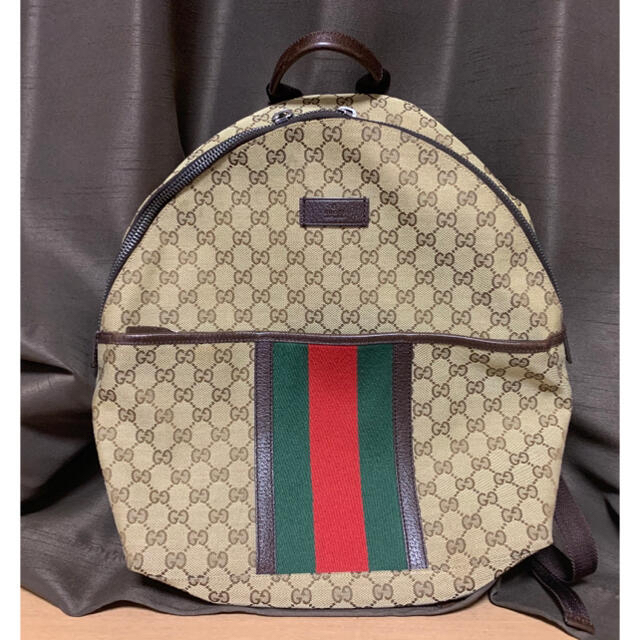 Gucci(グッチ)のGUCCI グッチ GGモノグラム キャンバス リュック バックパック  メンズのバッグ(バッグパック/リュック)の商品写真