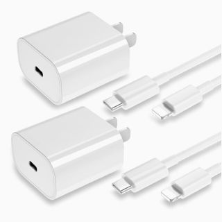 iphone 充電器 20W【 2個セット ケーブル2m】 USB-C 充電器(その他)