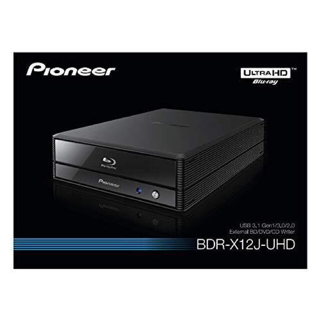 Pioneer(パイオニア)のPパイオニア Win対応 UHDBD再生対応 ブルーレイドライブ ブラック  スマホ/家電/カメラのテレビ/映像機器(ブルーレイプレイヤー)の商品写真