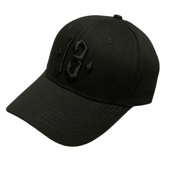 新品未使用　13 刺繍　意味数　チカーノ　タトゥー　バイカー　キャップ　ブラック メンズの帽子(キャップ)の商品写真