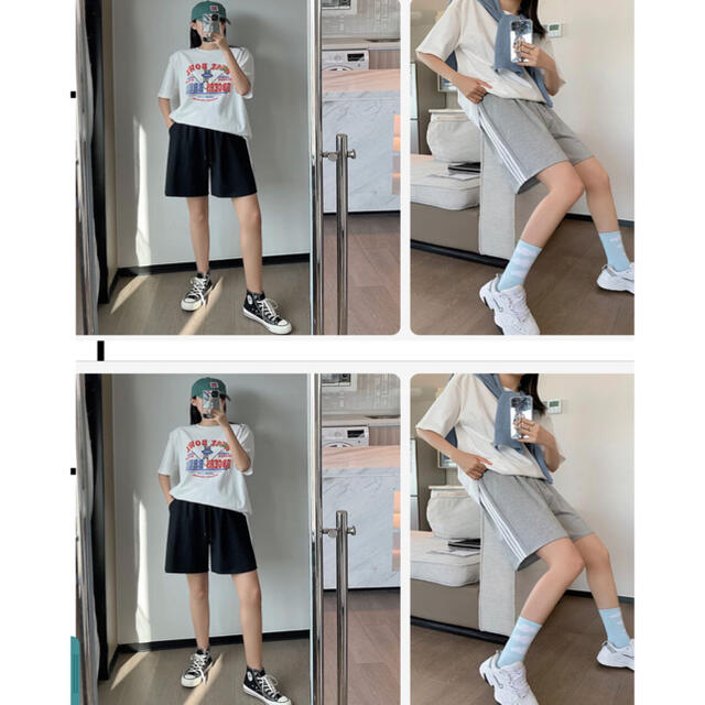 ハーフパンツ レディース スポーツウェア 短パン レディースのパンツ(ハーフパンツ)の商品写真