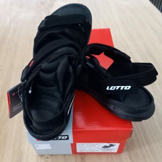 ロット(lotto)のLOTTO　ウォーターシューズ　SANDAL メンズ ブラック　L(サンダル)