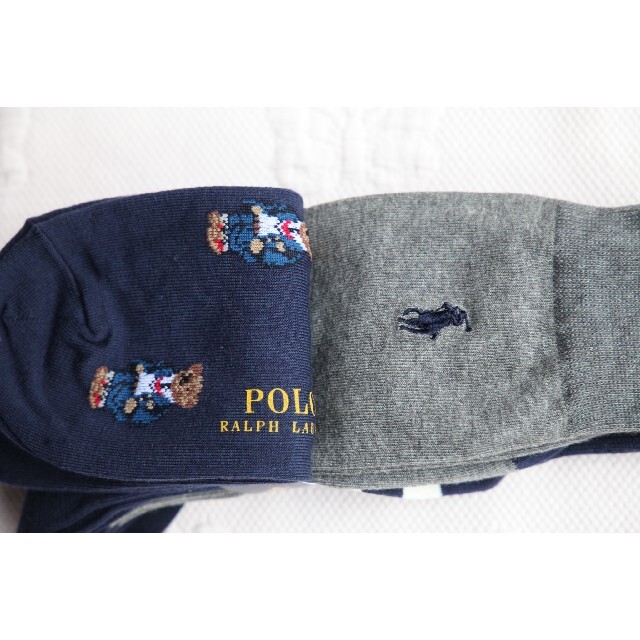 POLO RALPH LAUREN(ポロラルフローレン)のPOLO ラルフローレンのおしゃれなメンズソックス【3足セット】【新品です】 メンズのレッグウェア(ソックス)の商品写真