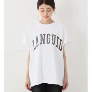 プラージュ(Plage)のプラージュ Cut off logo スウェット　ホワイト(Tシャツ(半袖/袖なし))