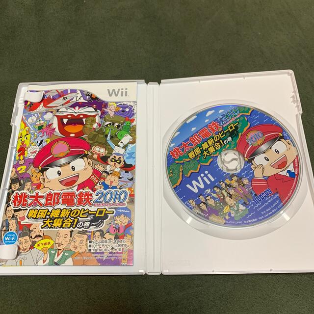 Wii(ウィー)のWii 桃太郎電鉄　2010 戦国・維新のヒーロー大集合！の巻 エンタメ/ホビーのゲームソフト/ゲーム機本体(家庭用ゲームソフト)の商品写真