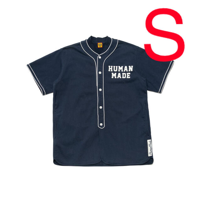 メンズHUMAN MADE BASEBALL SHIRT S