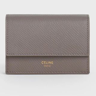 アイ(i)のCELINE フォールドウォレット グレインドカーフスキン ぺブル(財布)