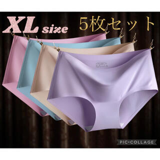 シームレスショーツ XLサイズ ♡5色5枚set♡(ショーツ)