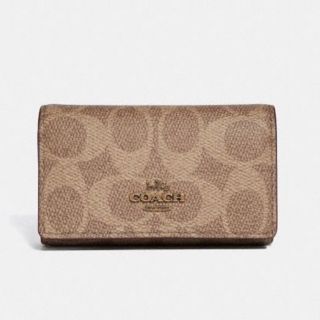 アイ(i)のCOACH 6リングキーケース シグネチャー キャンバス(名刺入れ/定期入れ)