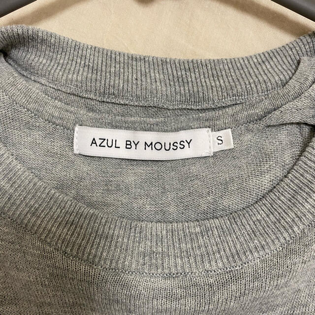 AZUL by moussy(アズールバイマウジー)のAZUL by moussy ノースリーブ グレー S レディースのトップス(カットソー(半袖/袖なし))の商品写真