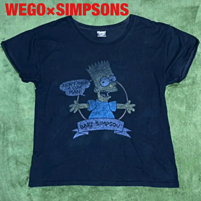 SIMPSON(シンプソン)の【人気】WEGO×SIMPSONS　コラボTシャツ　シンプソン　古着 メンズのトップス(Tシャツ/カットソー(半袖/袖なし))の商品写真