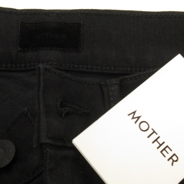mother(マザー)のマザー 美品 デニム パンツ ライン 9910600051 黒 ブラック 25 レディースのパンツ(その他)の商品写真