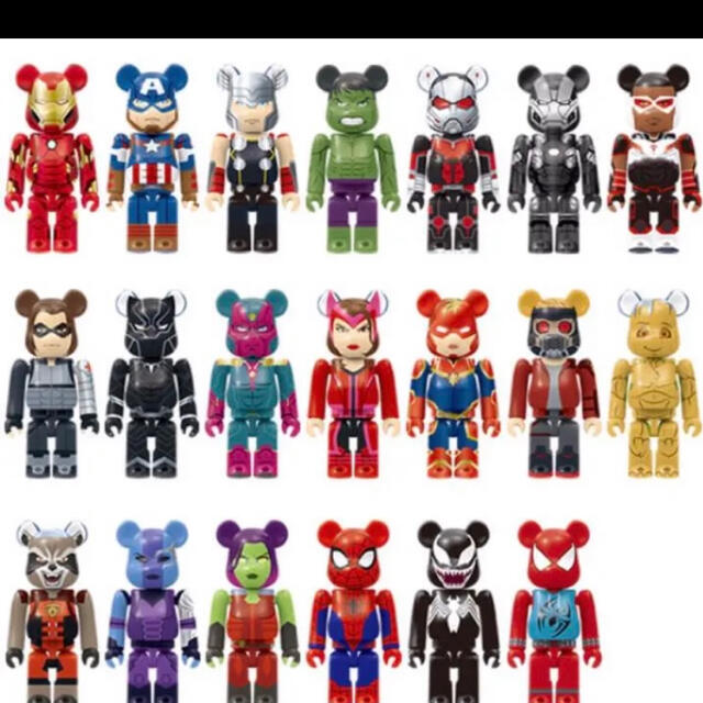 MARVEL Happyくじ BE@RBRICK 2021 ベアブリック賞