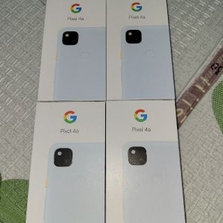 グーグルピクセル(Google Pixel)のpixel4a 128GB 新品未使用 4台(スマートフォン本体)