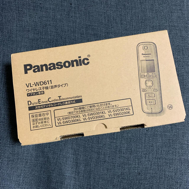 Panasonic パナソニック VL-WD611 ワイヤレス子機(音声タイプ) ドアホン専用の通販 by ノルリン's shop｜パナソニック ならラクマ