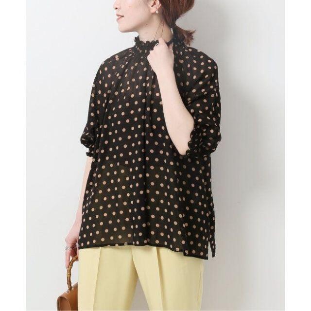 Spick & Span - 今季新作 Spick & Span 新品 シアードットシャーリングブラウス＊B