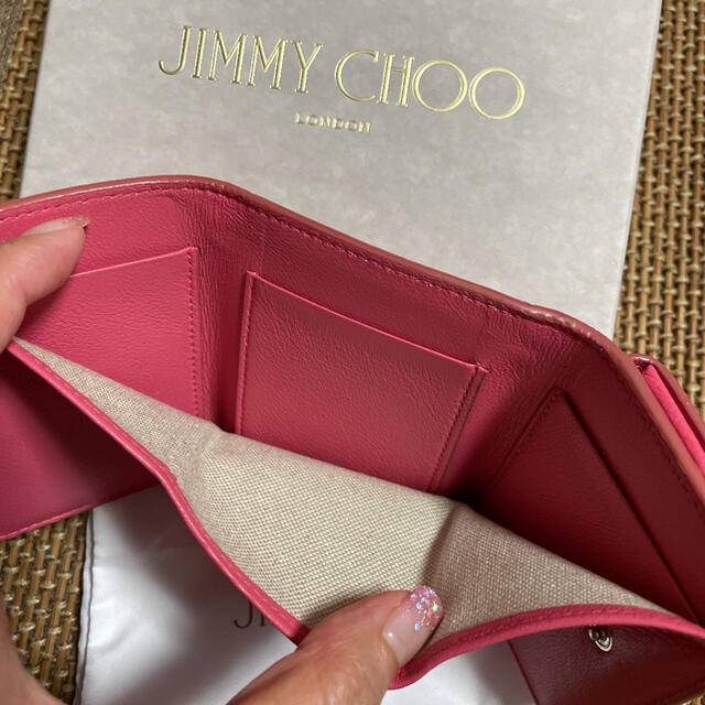 JIMMY CHOO(ジミーチュウ)のジミーチュウ  三つ折り財布 レディースのファッション小物(財布)の商品写真