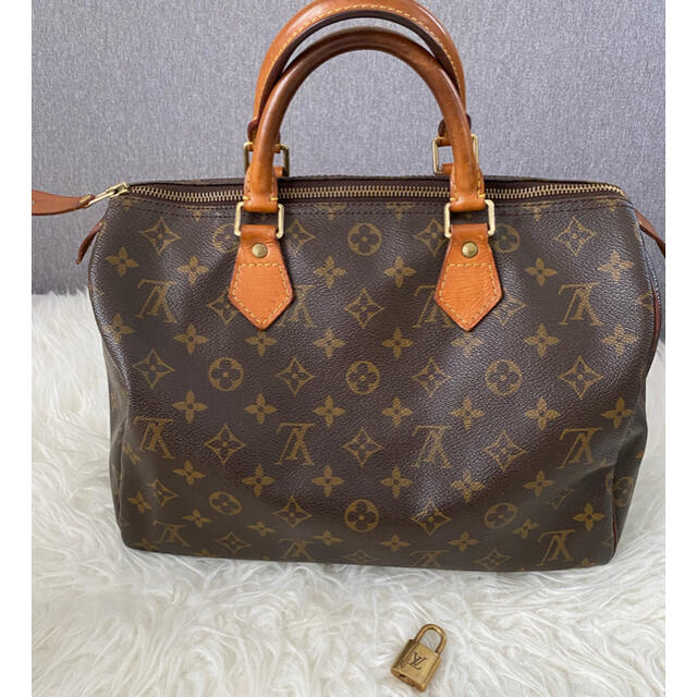 美品 LOUIS VUITTON モノグラム スピーディ30 ハンドバッグ-