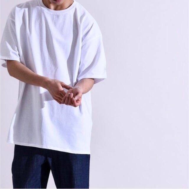 Champion(チャンピオン)の【新品】×【大人気】XL ゆるだぼ チャンピオン tシャツ 白T ホワイト 王道 メンズのトップス(Tシャツ/カットソー(半袖/袖なし))の商品写真