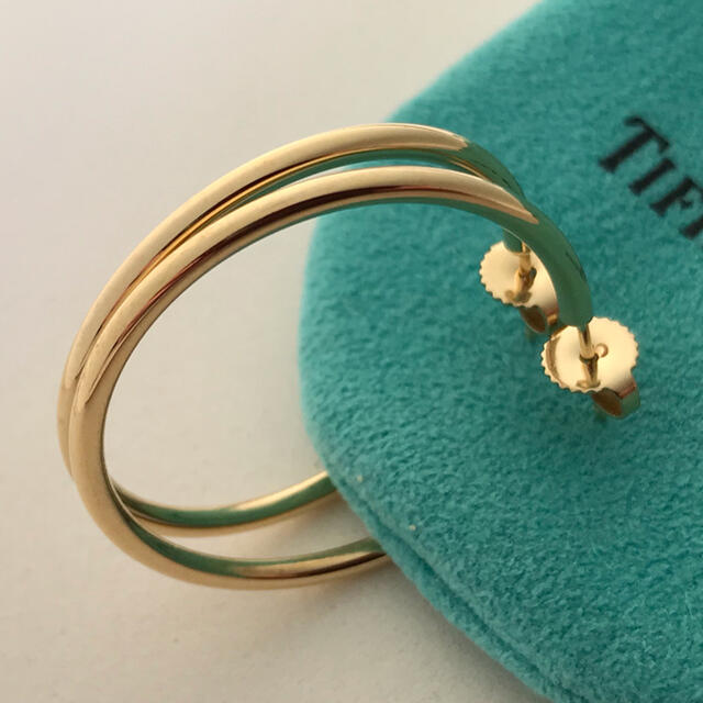 Tiffany & Co.(ティファニー)のTiffany K18YG ラージフープ ピアス 美品 レディースのアクセサリー(ピアス)の商品写真