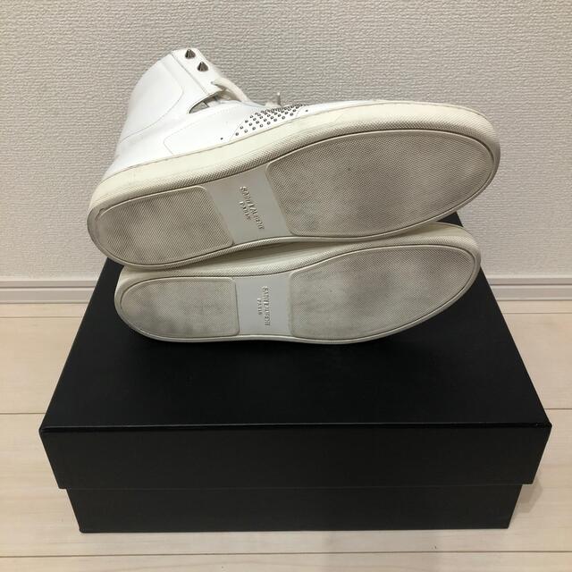 SAINT LAURENT - サンローラン スタッズ カスタム ハイカット SAINT LAURENT - サンローラン スタッズ カスタム ハイカット