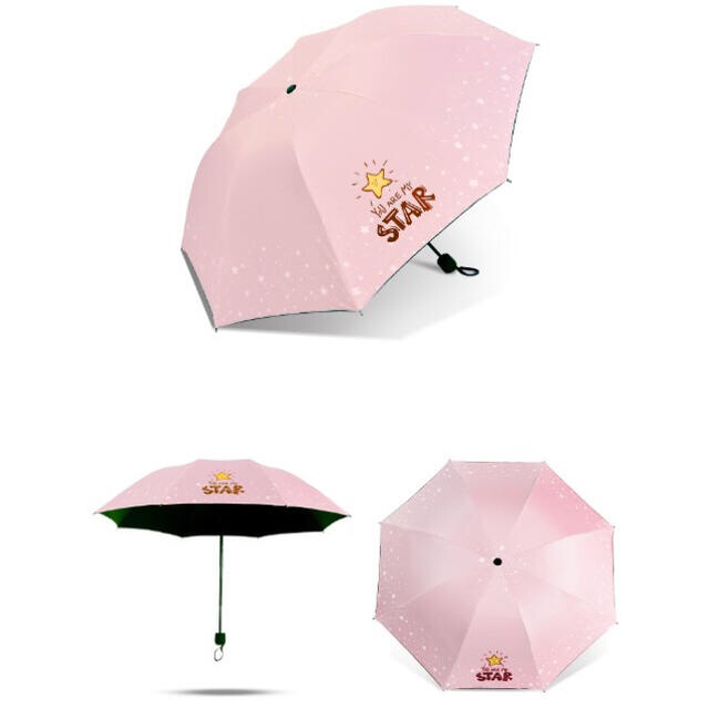 折りたたみ傘 雨傘　日傘 UVカット 遮光 遮熱 晴雨兼用 1本 キッズ/ベビー/マタニティのこども用ファッション小物(傘)の商品写真