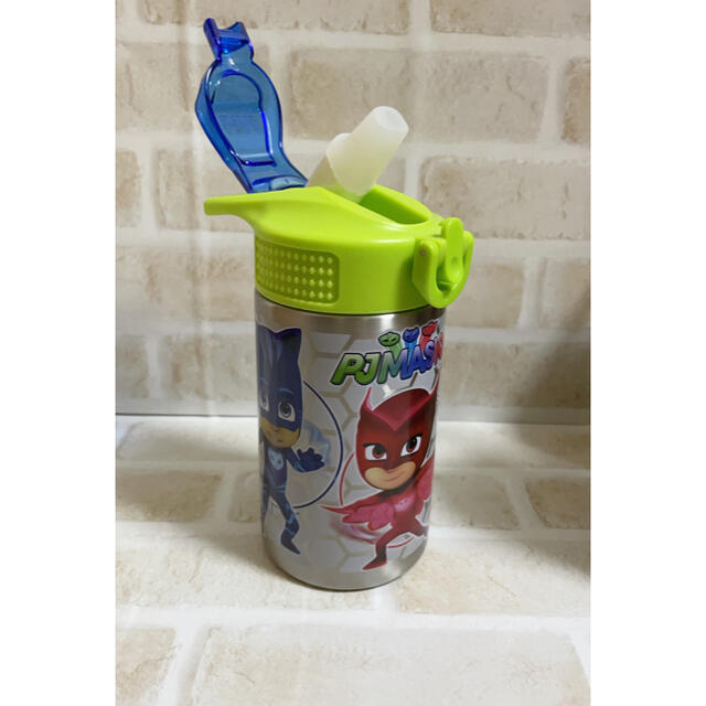 【パジャマスク】水筒　ストローマグ　PJ MASKS キッズ/ベビー/マタニティの授乳/お食事用品(水筒)の商品写真