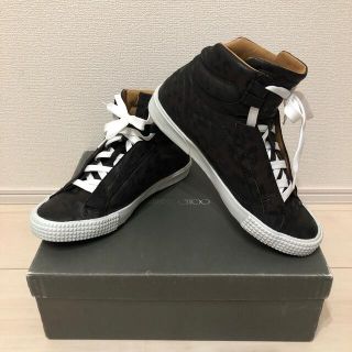 ジミーチュウ(JIMMY CHOO)のジミーチュウ　アニマル　ハイカット  スニーカー　美品　メンズ　レディース(スニーカー)