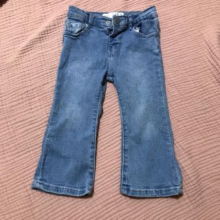 ザラキッズ(ZARA KIDS)のZARA ザラベビー　フレアデニム　赤ちゃん(パンツ/スパッツ)