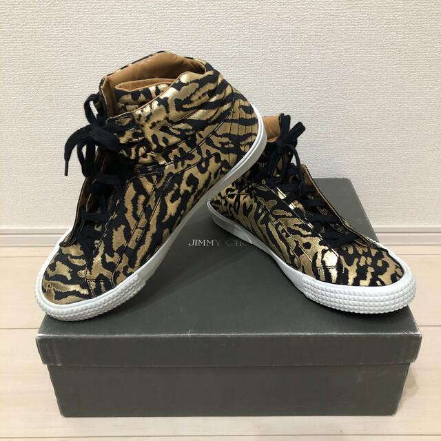 JIMMY CHOO - ジミーチュウ アニマル ハイカット スニーカー 美品 レア
