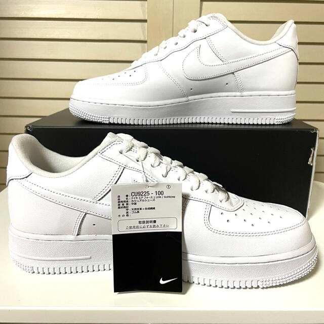 Supreme(シュプリーム)の新品 Supreme Nike Air Force 1 Low 白 26.5cm メンズの靴/シューズ(スニーカー)の商品写真