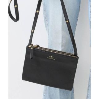 ドゥーズィエムクラス(DEUXIEME CLASSE)の★美品★Deuxieme Classe★RIKA ZIP BAG★ブラック★(ショルダーバッグ)